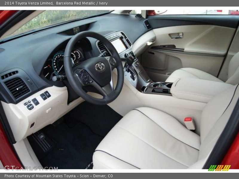  2014 Venza Limited Ivory Interior