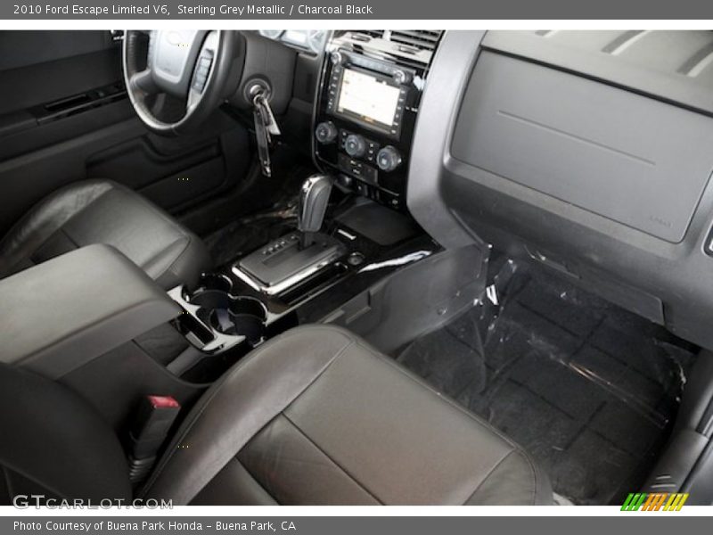 Sterling Grey Metallic / Charcoal Black 2010 Ford Escape Limited V6