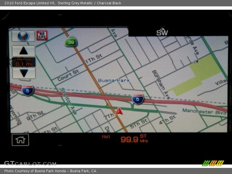 Sterling Grey Metallic / Charcoal Black 2010 Ford Escape Limited V6