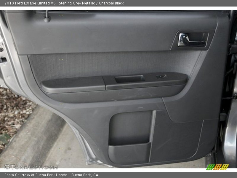 Sterling Grey Metallic / Charcoal Black 2010 Ford Escape Limited V6