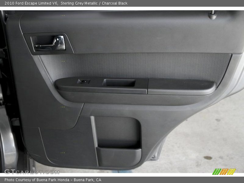 Sterling Grey Metallic / Charcoal Black 2010 Ford Escape Limited V6