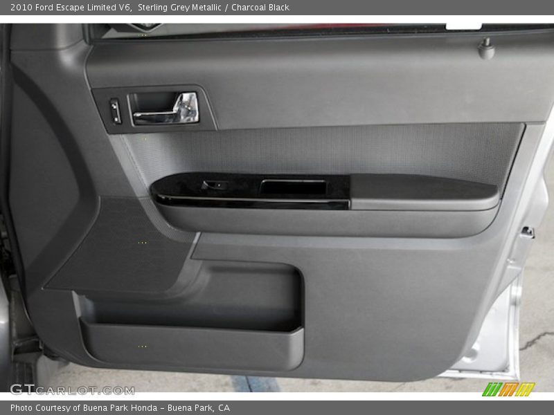 Sterling Grey Metallic / Charcoal Black 2010 Ford Escape Limited V6
