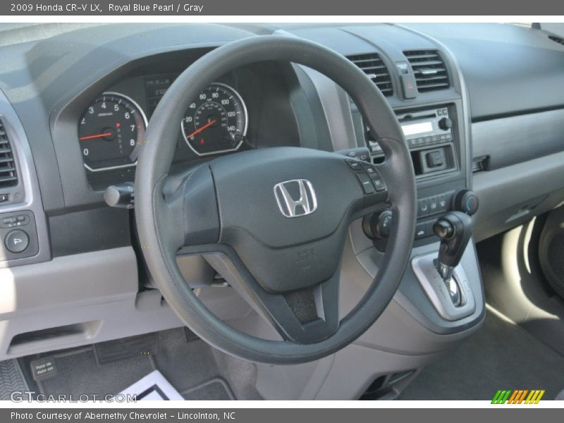 Royal Blue Pearl / Gray 2009 Honda CR-V LX