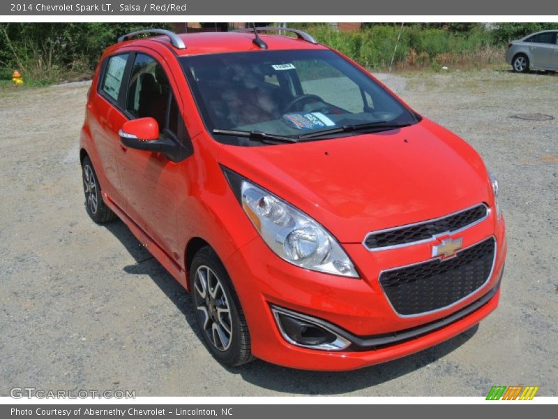 Salsa / Red/Red 2014 Chevrolet Spark LT