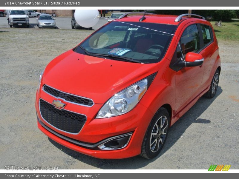 Salsa / Red/Red 2014 Chevrolet Spark LT