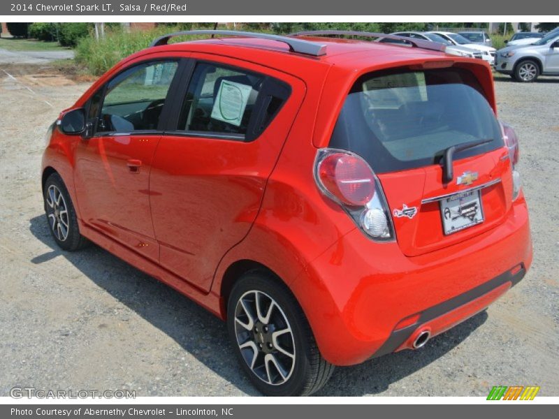 Salsa / Red/Red 2014 Chevrolet Spark LT