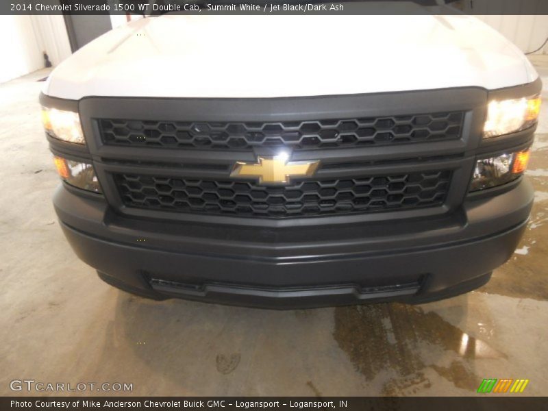 Summit White / Jet Black/Dark Ash 2014 Chevrolet Silverado 1500 WT Double Cab