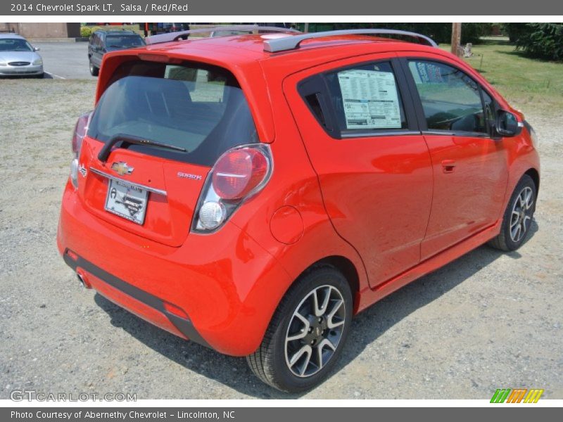 Salsa / Red/Red 2014 Chevrolet Spark LT