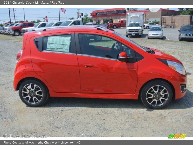 Salsa / Red/Red 2014 Chevrolet Spark LT