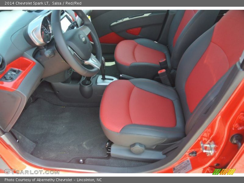 Salsa / Red/Red 2014 Chevrolet Spark LT