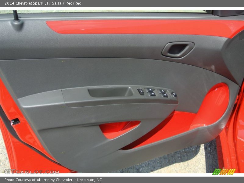 Salsa / Red/Red 2014 Chevrolet Spark LT