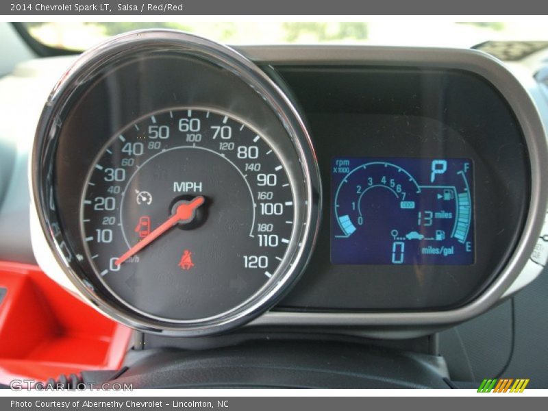 Salsa / Red/Red 2014 Chevrolet Spark LT