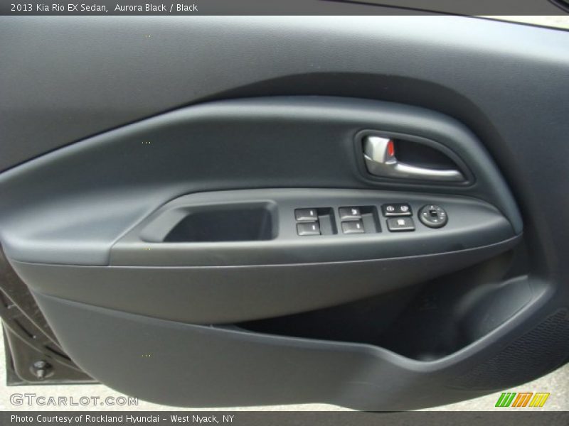 Aurora Black / Black 2013 Kia Rio EX Sedan