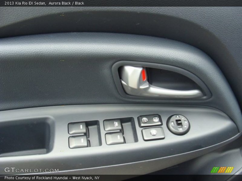 Aurora Black / Black 2013 Kia Rio EX Sedan