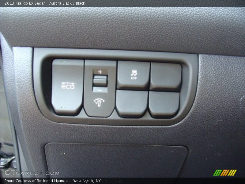 Aurora Black / Black 2013 Kia Rio EX Sedan