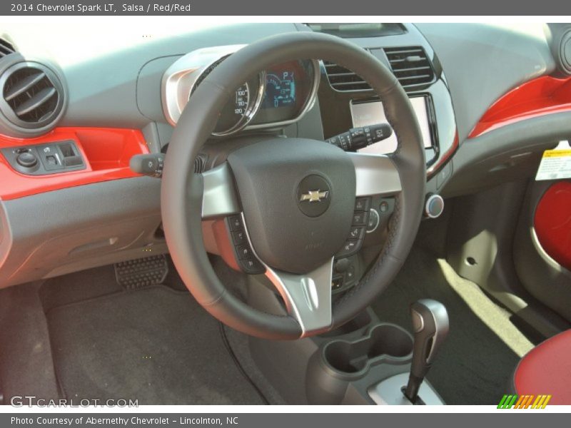 Salsa / Red/Red 2014 Chevrolet Spark LT