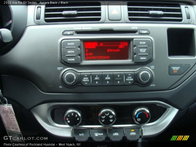 Aurora Black / Black 2013 Kia Rio EX Sedan