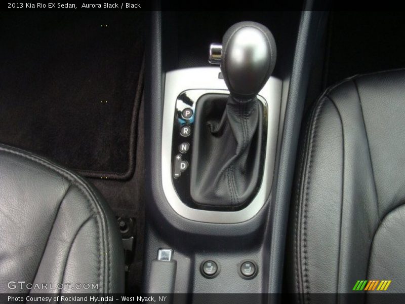 Aurora Black / Black 2013 Kia Rio EX Sedan