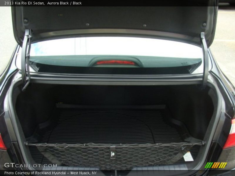 Aurora Black / Black 2013 Kia Rio EX Sedan