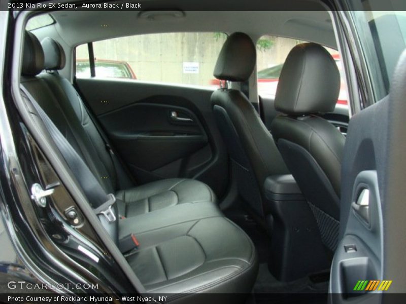 Aurora Black / Black 2013 Kia Rio EX Sedan