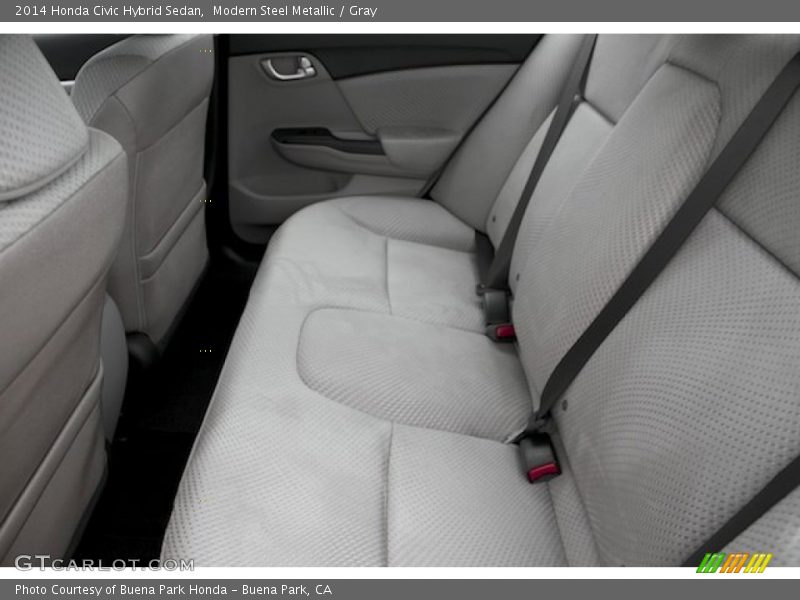 Modern Steel Metallic / Gray 2014 Honda Civic Hybrid Sedan