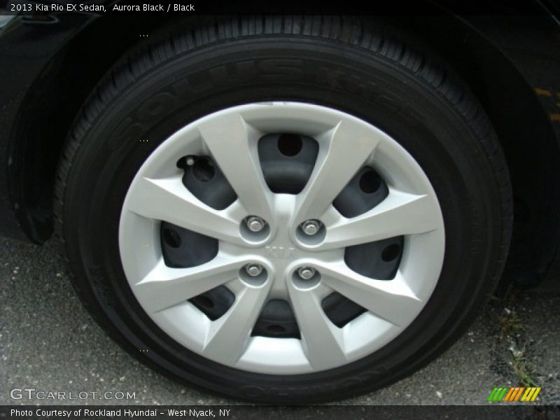 Aurora Black / Black 2013 Kia Rio EX Sedan