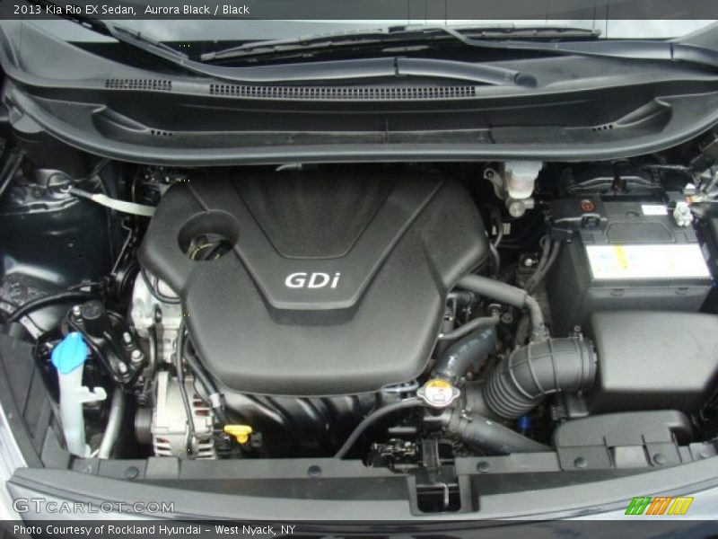 Aurora Black / Black 2013 Kia Rio EX Sedan