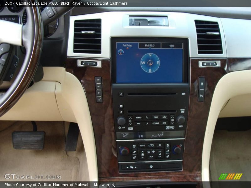 Black Raven / Cocoa/Light Cashmere 2007 Cadillac Escalade AWD