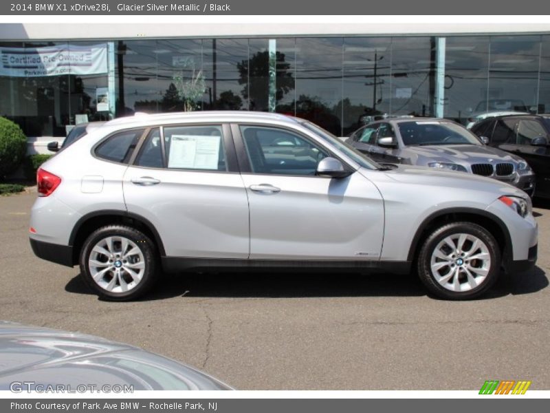 Glacier Silver Metallic / Black 2014 BMW X1 xDrive28i