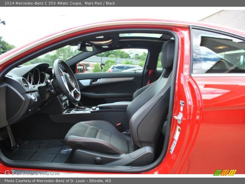 Front Seat of 2014 C 350 4Matic Coupe