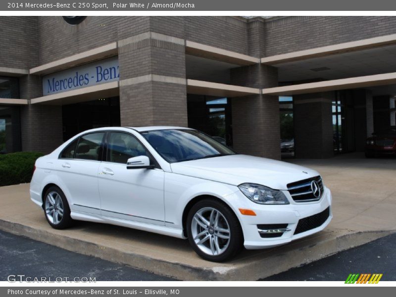 Polar White / Almond/Mocha 2014 Mercedes-Benz C 250 Sport