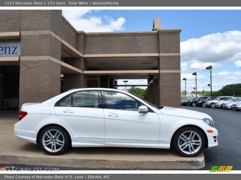 Polar White / Almond/Mocha 2014 Mercedes-Benz C 250 Sport