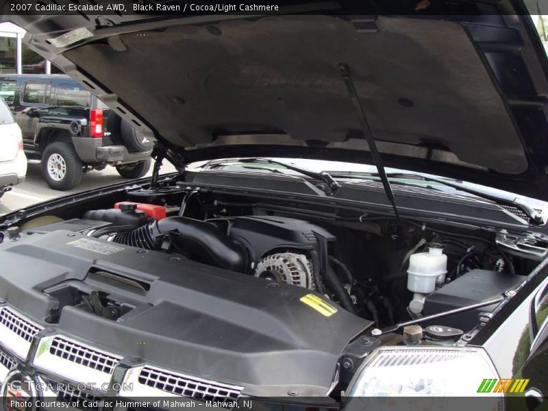 Black Raven / Cocoa/Light Cashmere 2007 Cadillac Escalade AWD