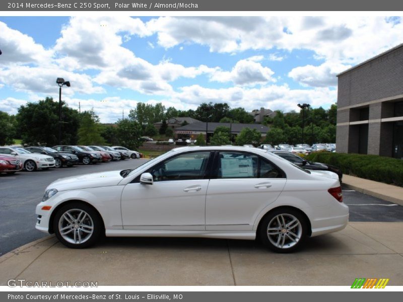 Polar White / Almond/Mocha 2014 Mercedes-Benz C 250 Sport