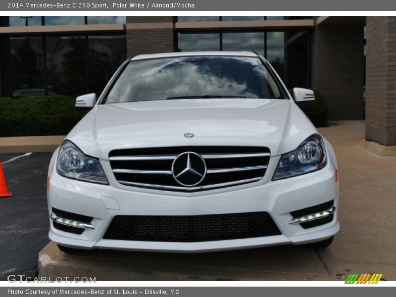 Polar White / Almond/Mocha 2014 Mercedes-Benz C 250 Sport