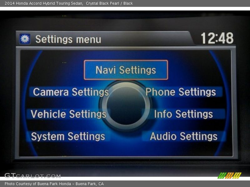 Crystal Black Pearl / Black 2014 Honda Accord Hybrid Touring Sedan