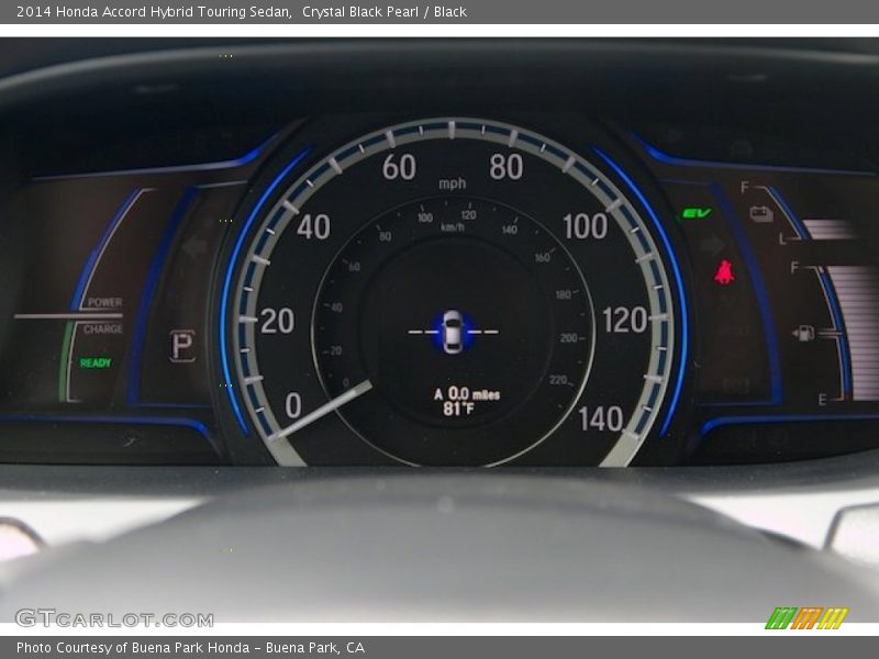 Crystal Black Pearl / Black 2014 Honda Accord Hybrid Touring Sedan