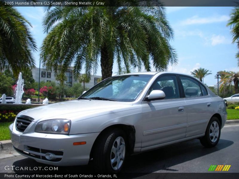 Sterling Metallic / Gray 2005 Hyundai Elantra GLS Sedan