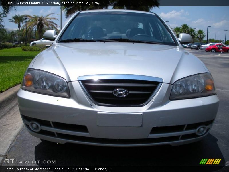 Sterling Metallic / Gray 2005 Hyundai Elantra GLS Sedan