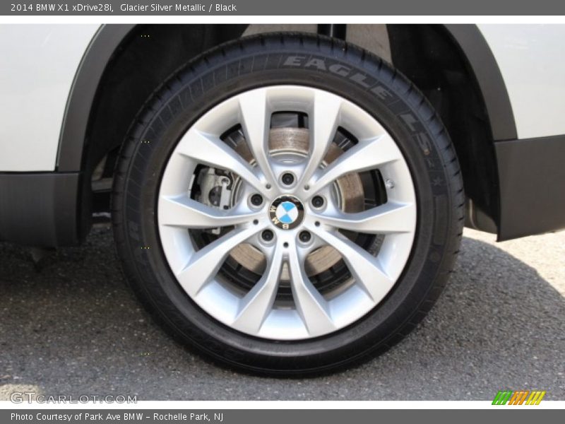Glacier Silver Metallic / Black 2014 BMW X1 xDrive28i