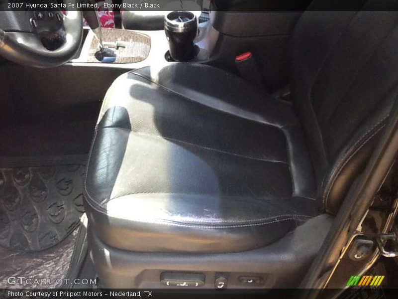 Ebony Black / Black 2007 Hyundai Santa Fe Limited