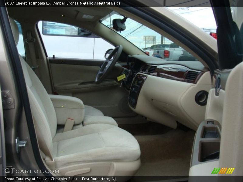Amber Bronze Metallic / Neutral Beige 2007 Chevrolet Impala LS