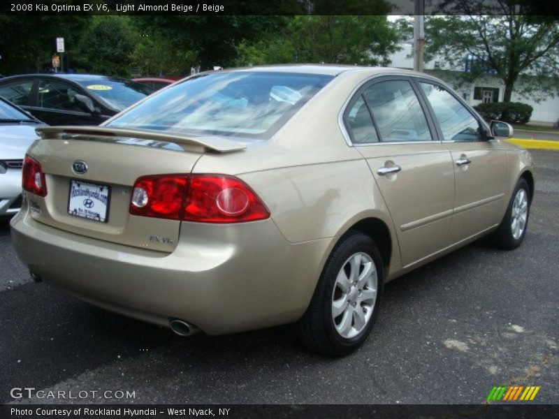 Light Almond Beige / Beige 2008 Kia Optima EX V6