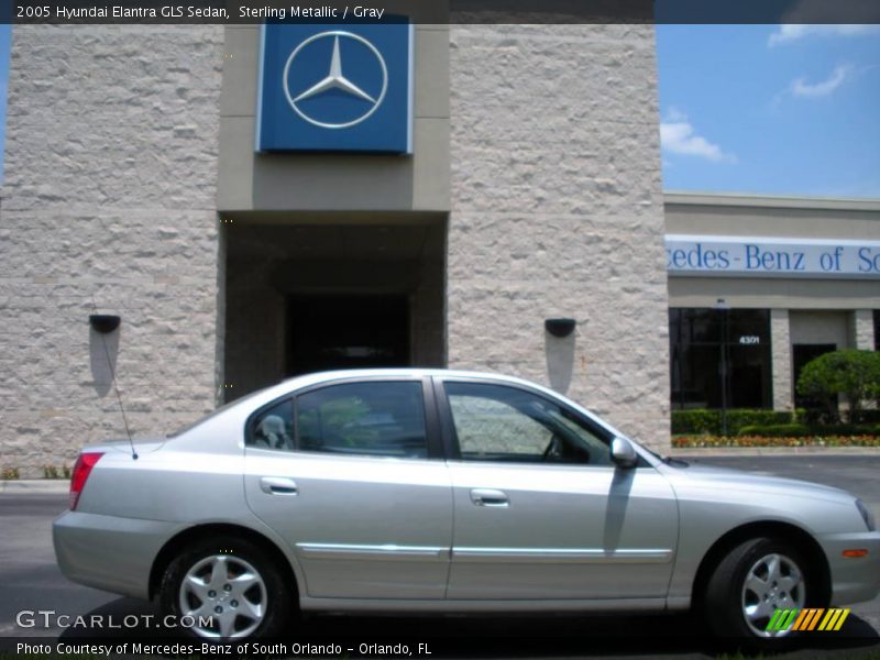 Sterling Metallic / Gray 2005 Hyundai Elantra GLS Sedan