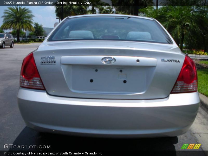 Sterling Metallic / Gray 2005 Hyundai Elantra GLS Sedan