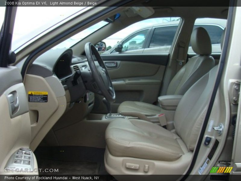 Light Almond Beige / Beige 2008 Kia Optima EX V6