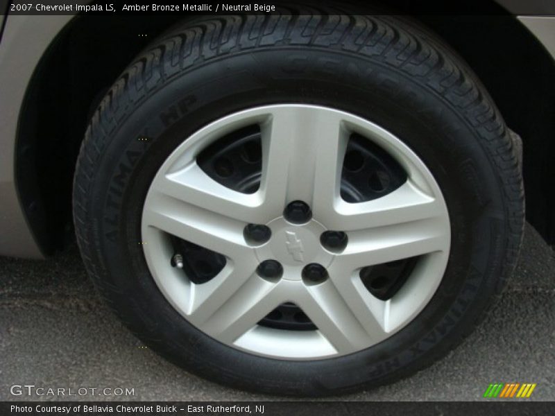 Amber Bronze Metallic / Neutral Beige 2007 Chevrolet Impala LS