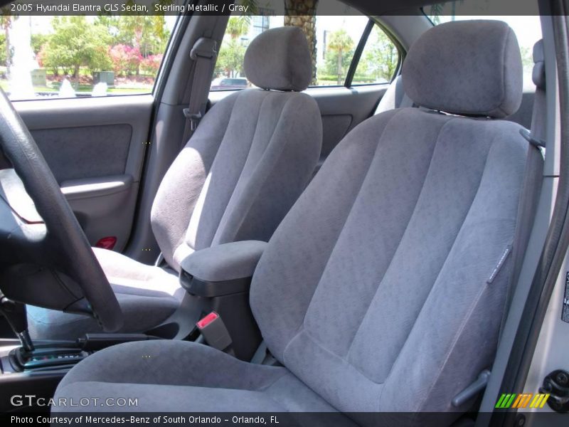 Sterling Metallic / Gray 2005 Hyundai Elantra GLS Sedan