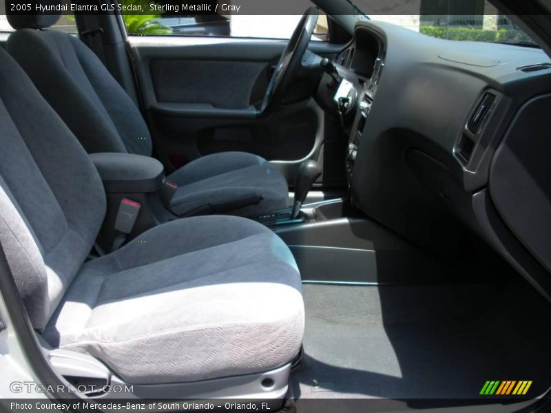 Sterling Metallic / Gray 2005 Hyundai Elantra GLS Sedan