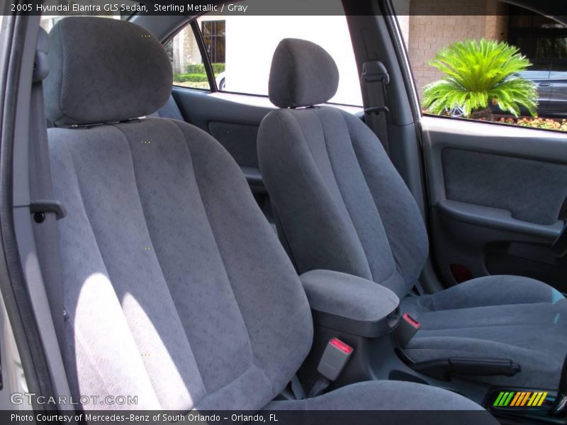 Sterling Metallic / Gray 2005 Hyundai Elantra GLS Sedan